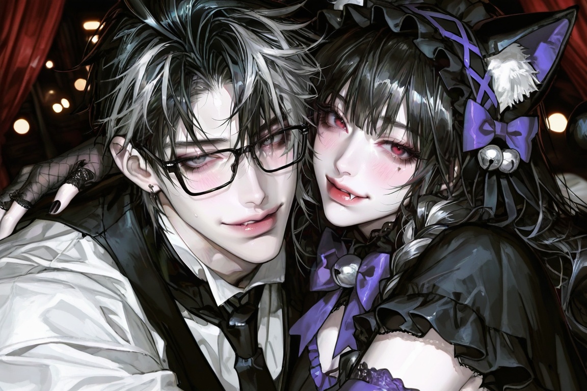 ((((((((((2 person)))))))))),  (((((((((((couple)))))))))) right 1boy: male focus,  beautiful on Tensor.Art