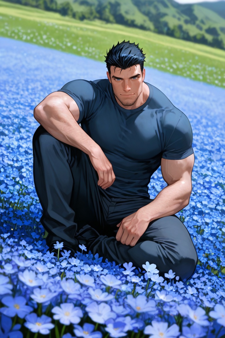 1boy,  BWBatman,  Black_BWBatman_Hair on Tensor.Art