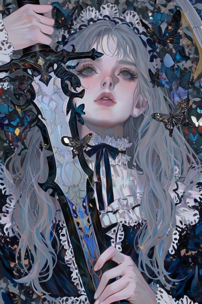 1girl,  solo,  long hair on Tensor.Art