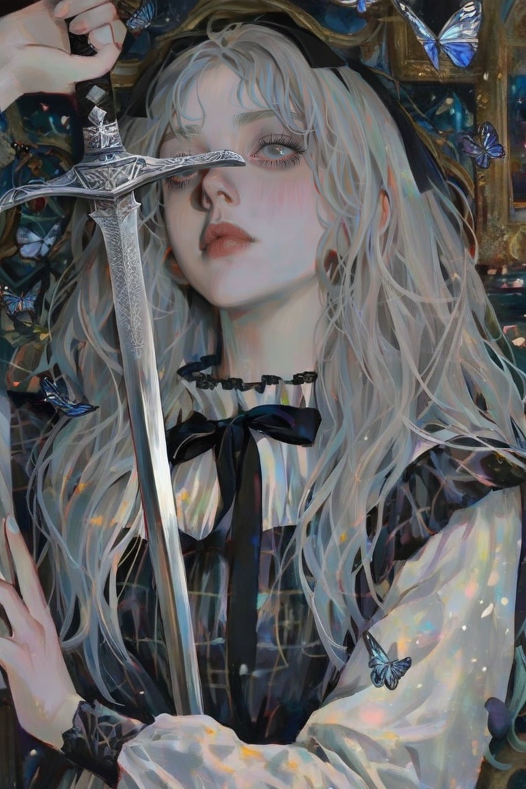 1girl,  solo,  long hair on Tensor.Art