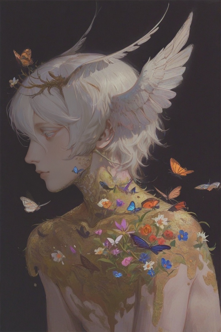 1girl,  solo,  short hair on Tensor.Art