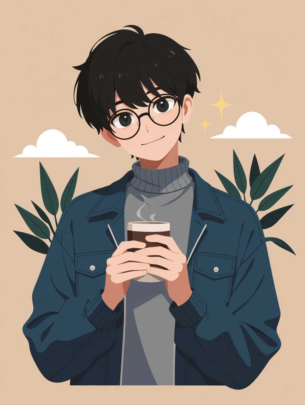 flatvector,  flat color,  borderless on Tensor.Art