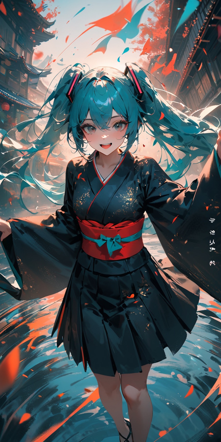 1girl,  solo,  hatsune miku on Tensor.Art