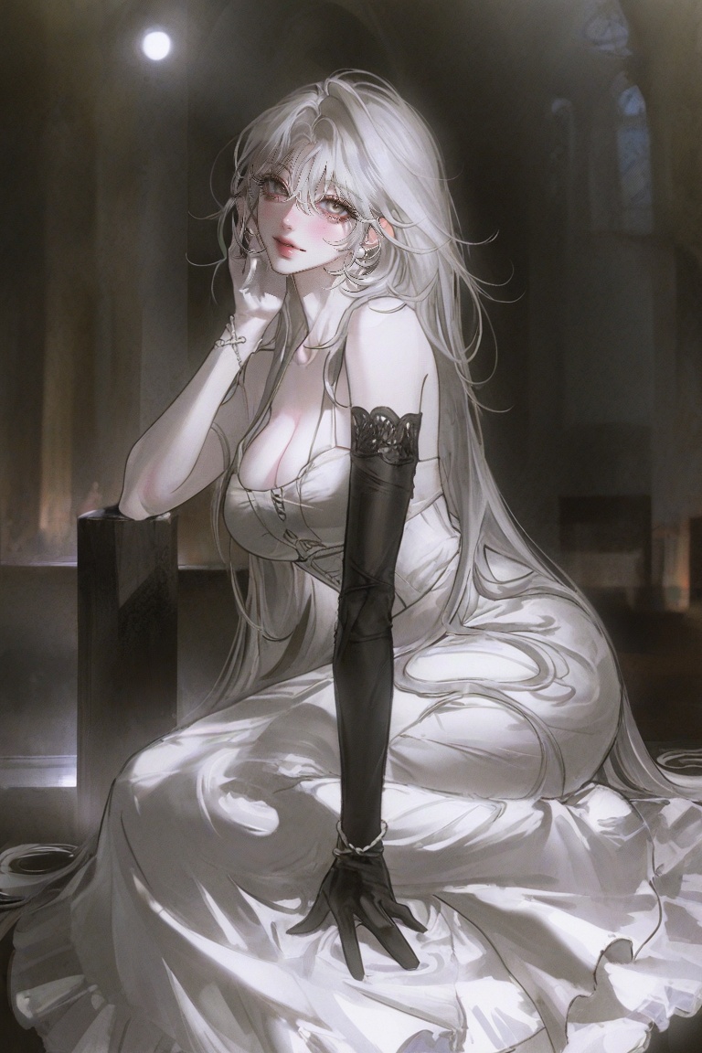 1girl,  solo,  long hair on Tensor.Art
