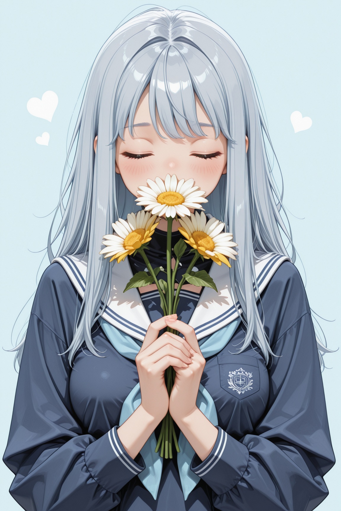 1girl,  flower,  bouquet on Tensor.Art