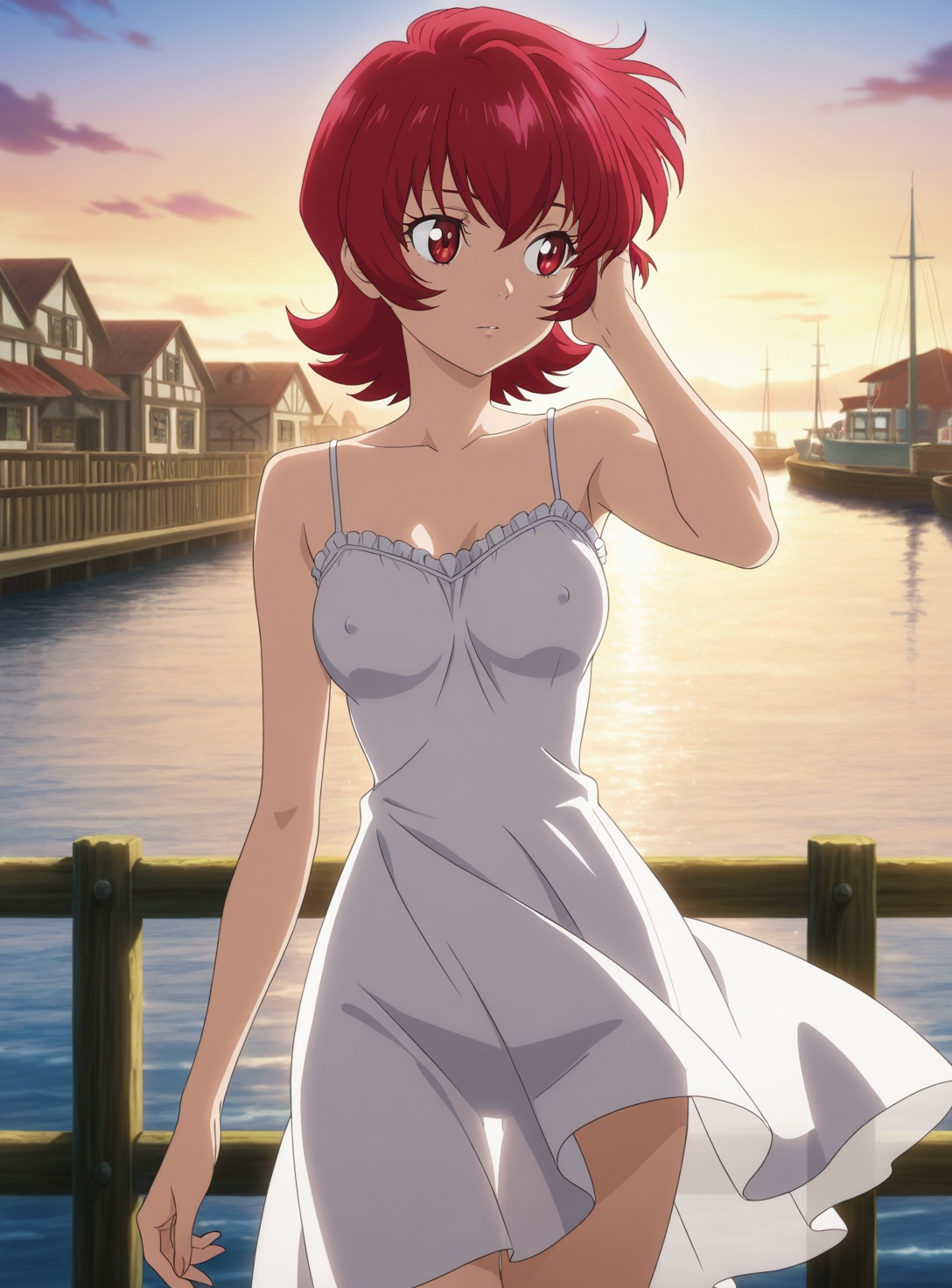 best quality,  insanely BREAKmedium breasts,  IriaStarting on Tensor.Art