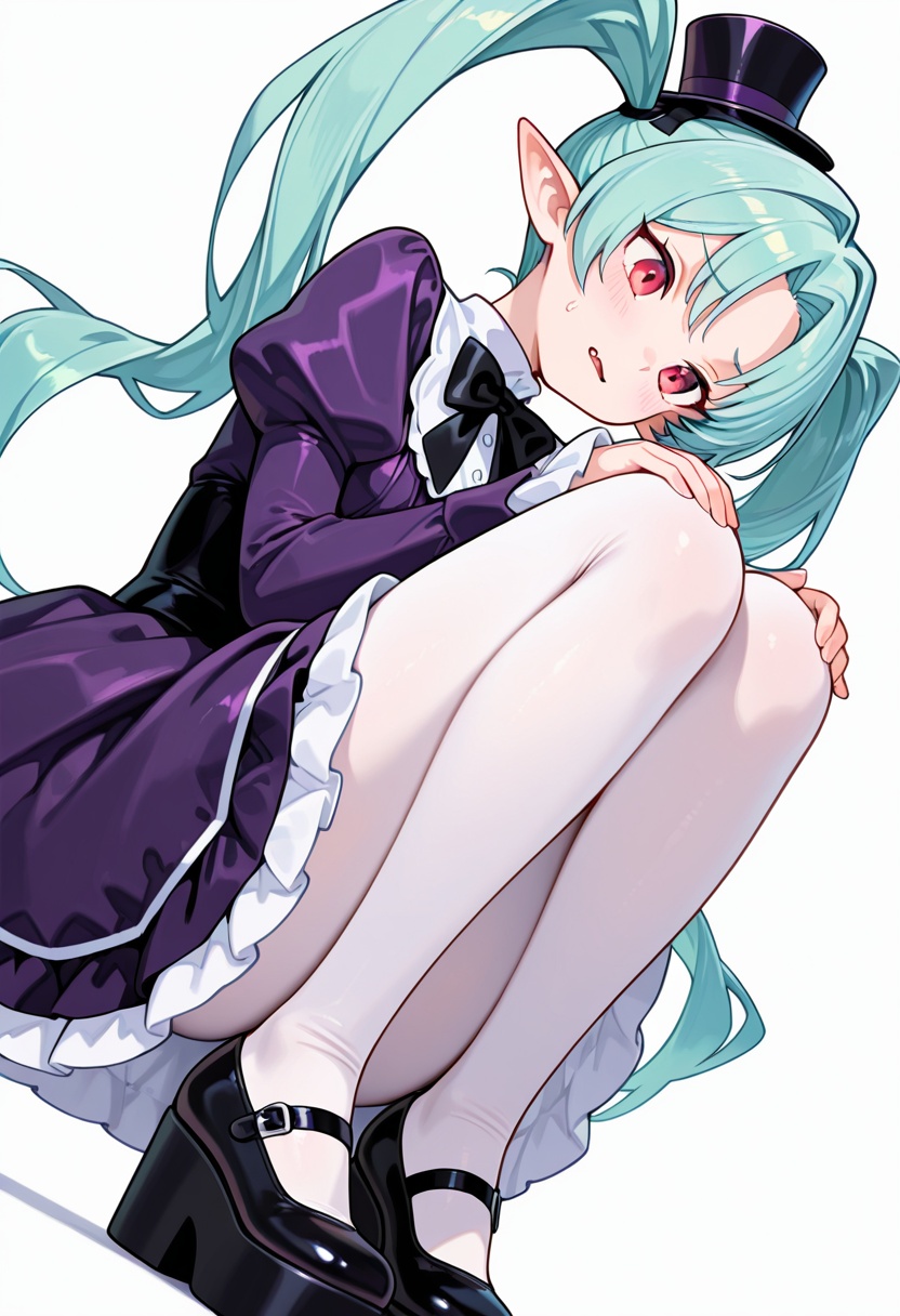 masterpiece,  high quality details,  hand on own knee on Tensor.Art
