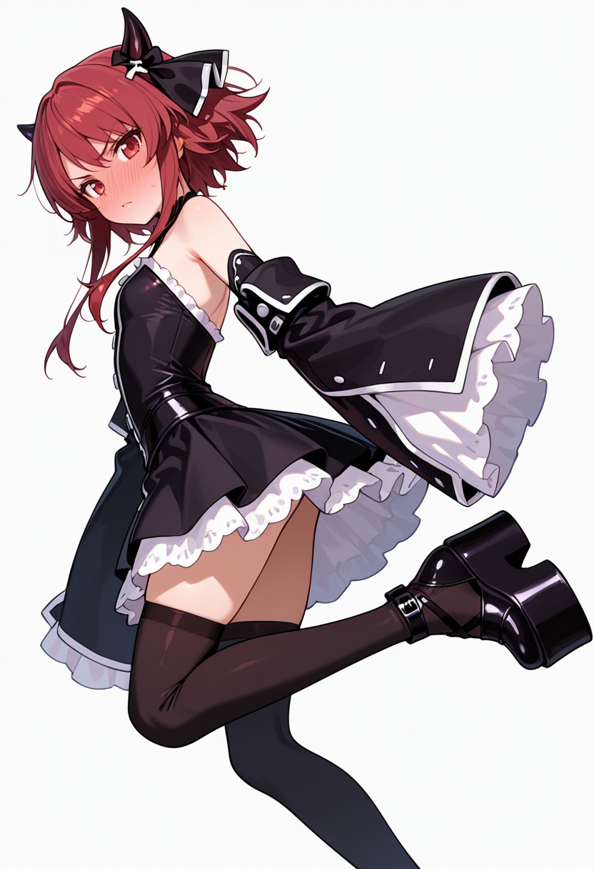 masterpiece,  high quality details,  one leg bent on Tensor.Art