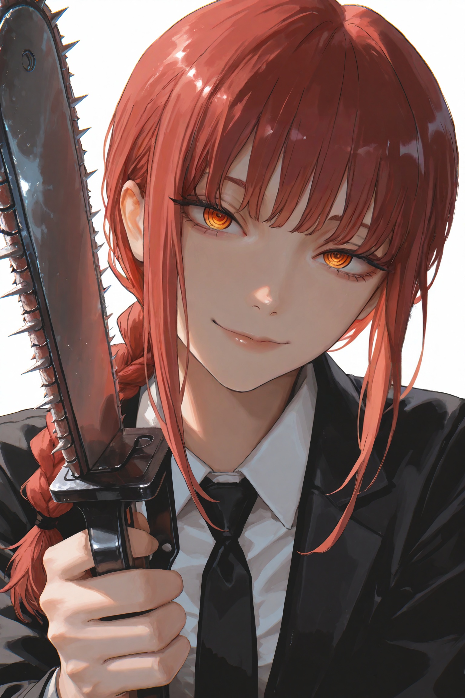 t4or0t4na_illu,  traditional media,  makima (chainsaw man) on Tensor.Art