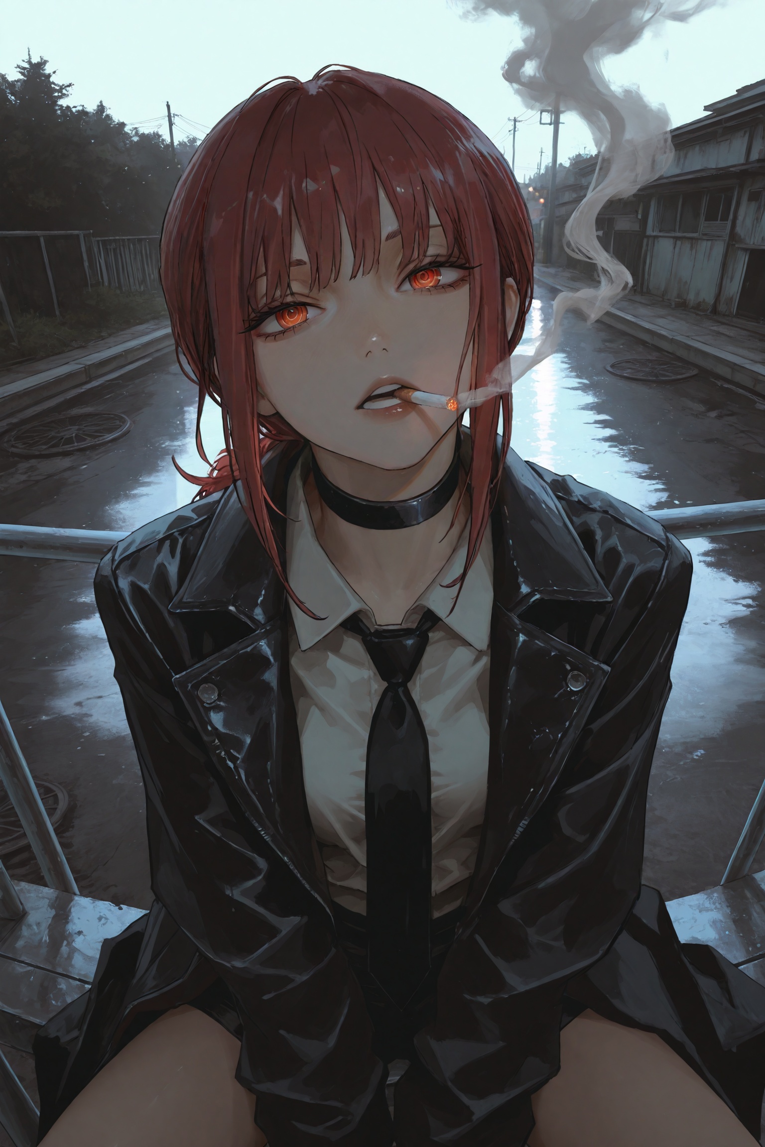 t4or0t4na_illu,  1girl,  cigarette on Tensor.Art
