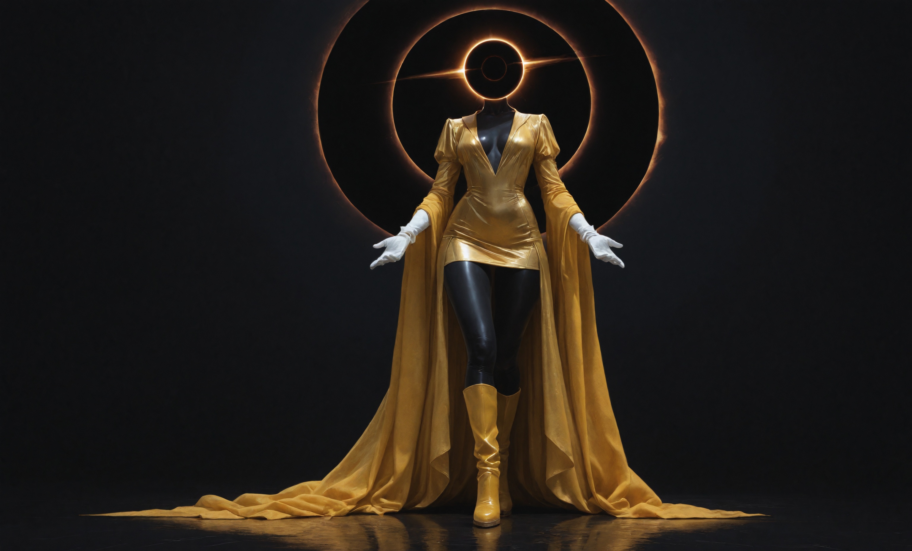 Solo,  ambiguous gender,  black body on Tensor.Art