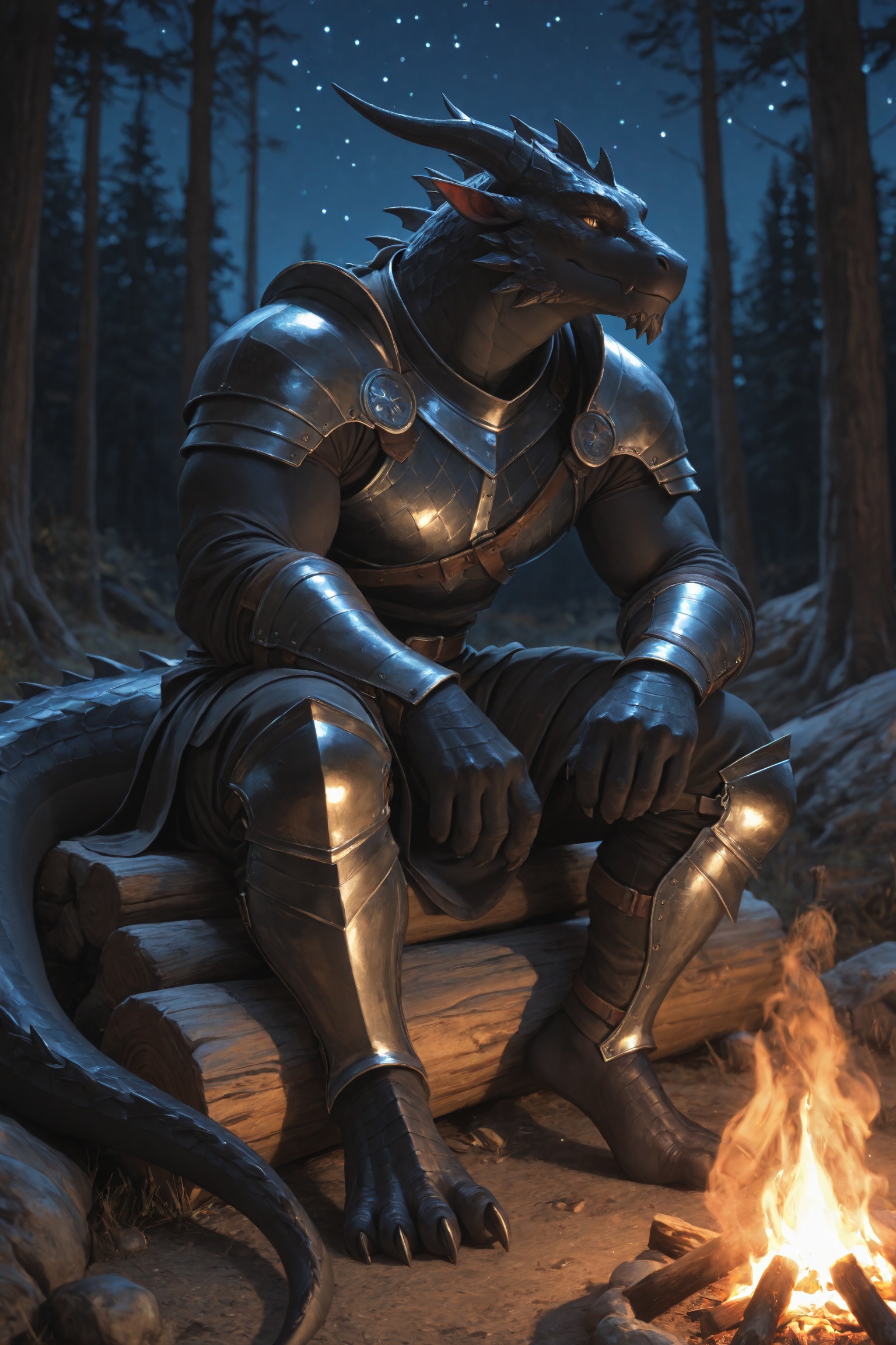 furry male,  male focus,  bara on Tensor.Art