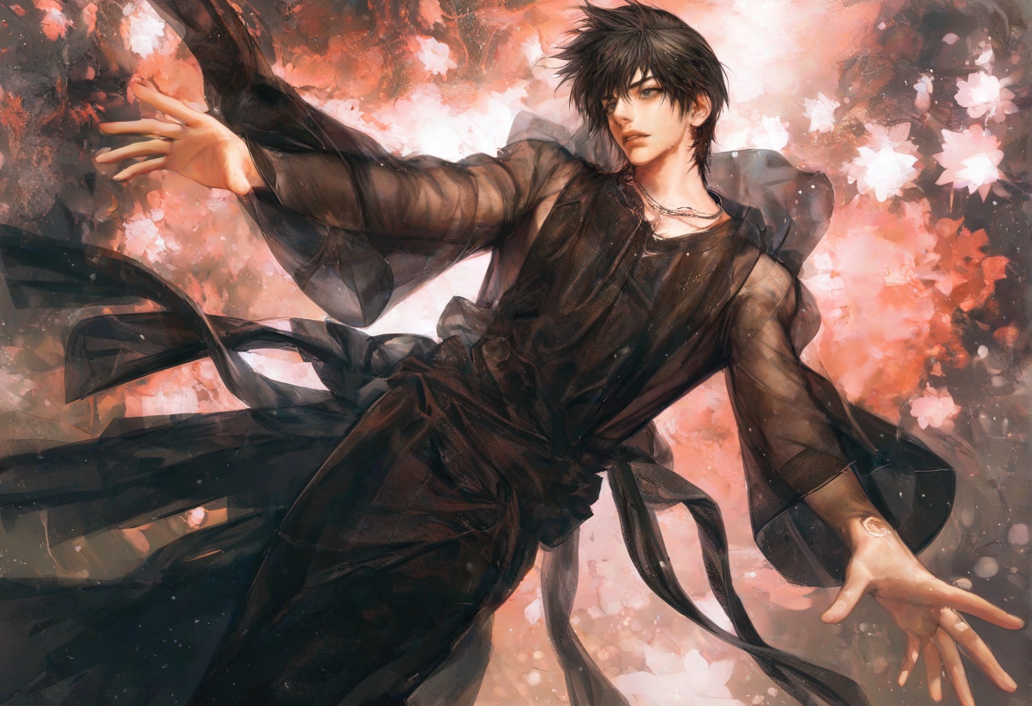 1boy,  solo,  long sleeves on Tensor.Art