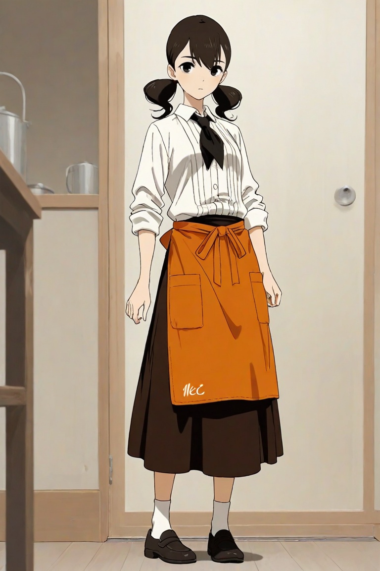 yoko_hinageshi,  yoko_waitress,  nectie on Tensor.Art