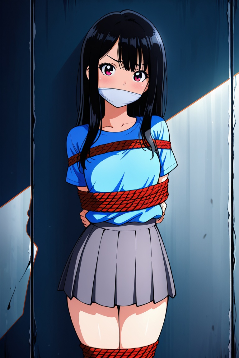 1girl,  solo,  bondage on Tensor.Art