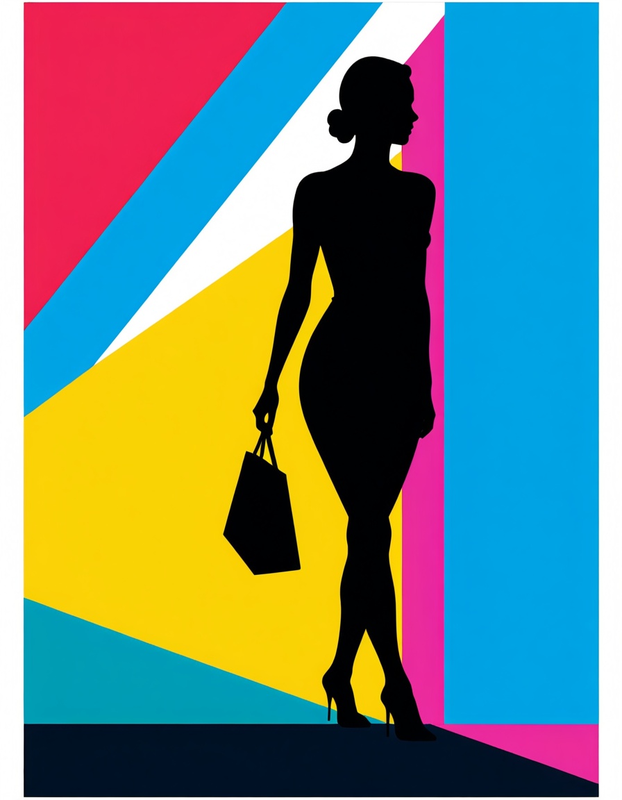 ehvectorart,  girl walking down the street on Tensor.Art