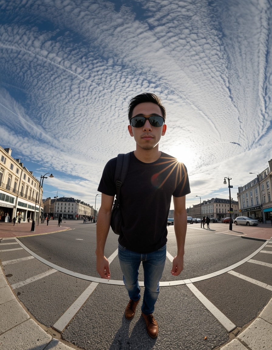eh360photography,  man walking in the streets on Tensor.Art