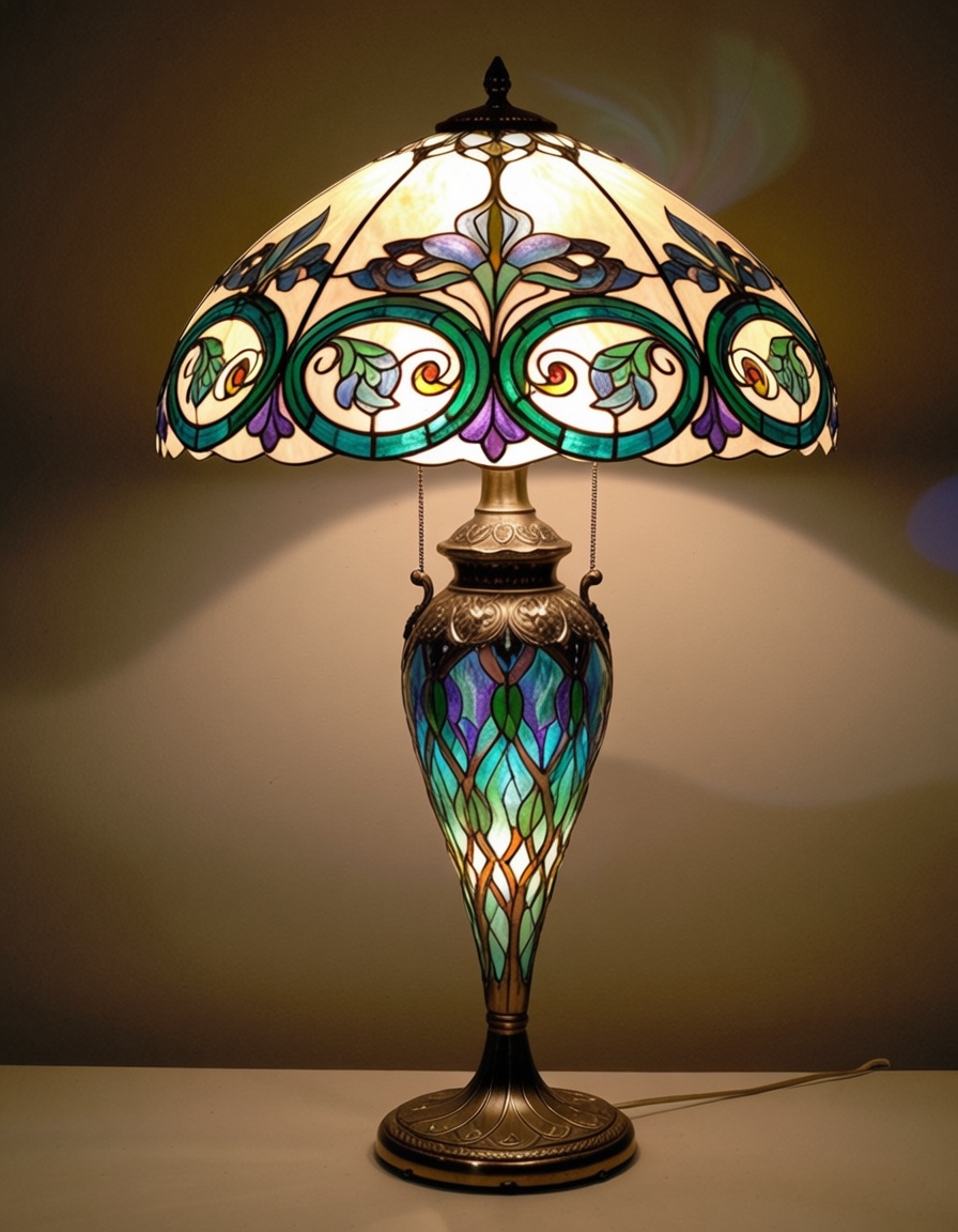 ehartnoveau,  a modernist lamp,  lazypos on Tensor.Art
