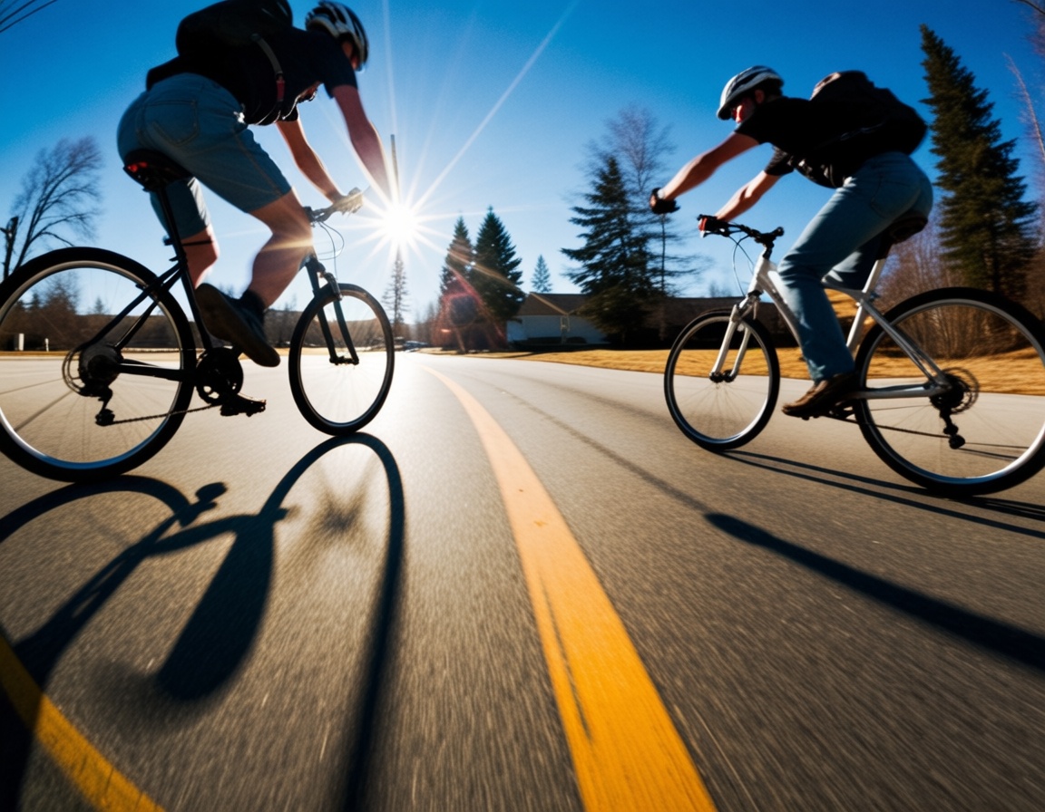ehgopro,  pov,  riding a bycicle on Tensor.Art