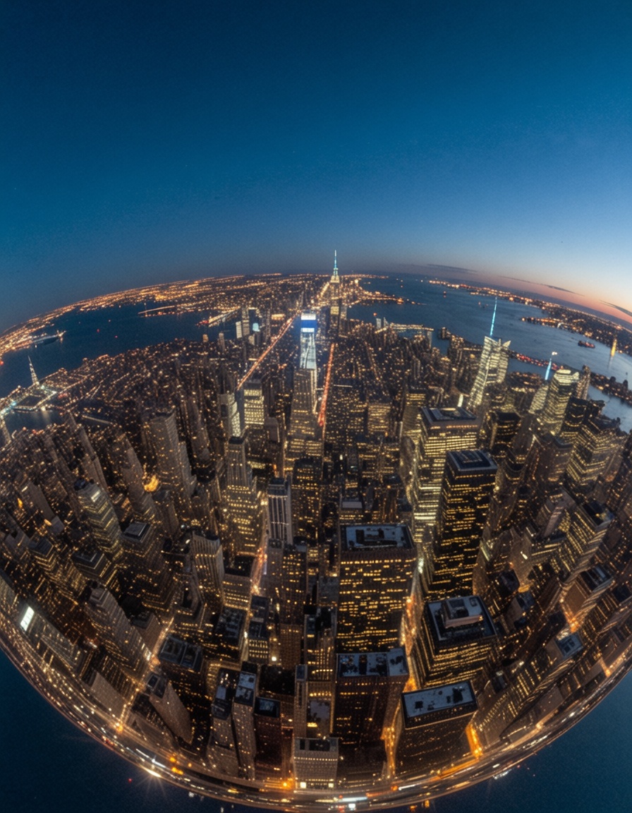 ehgopro,  aerial view of new york on Tensor.Art