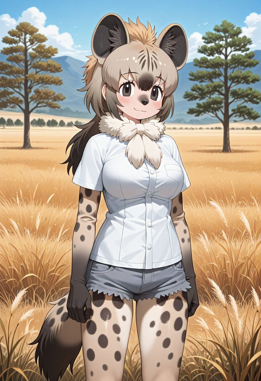 anime screenshot,  kemono friends,  outdoors on Tensor.Art