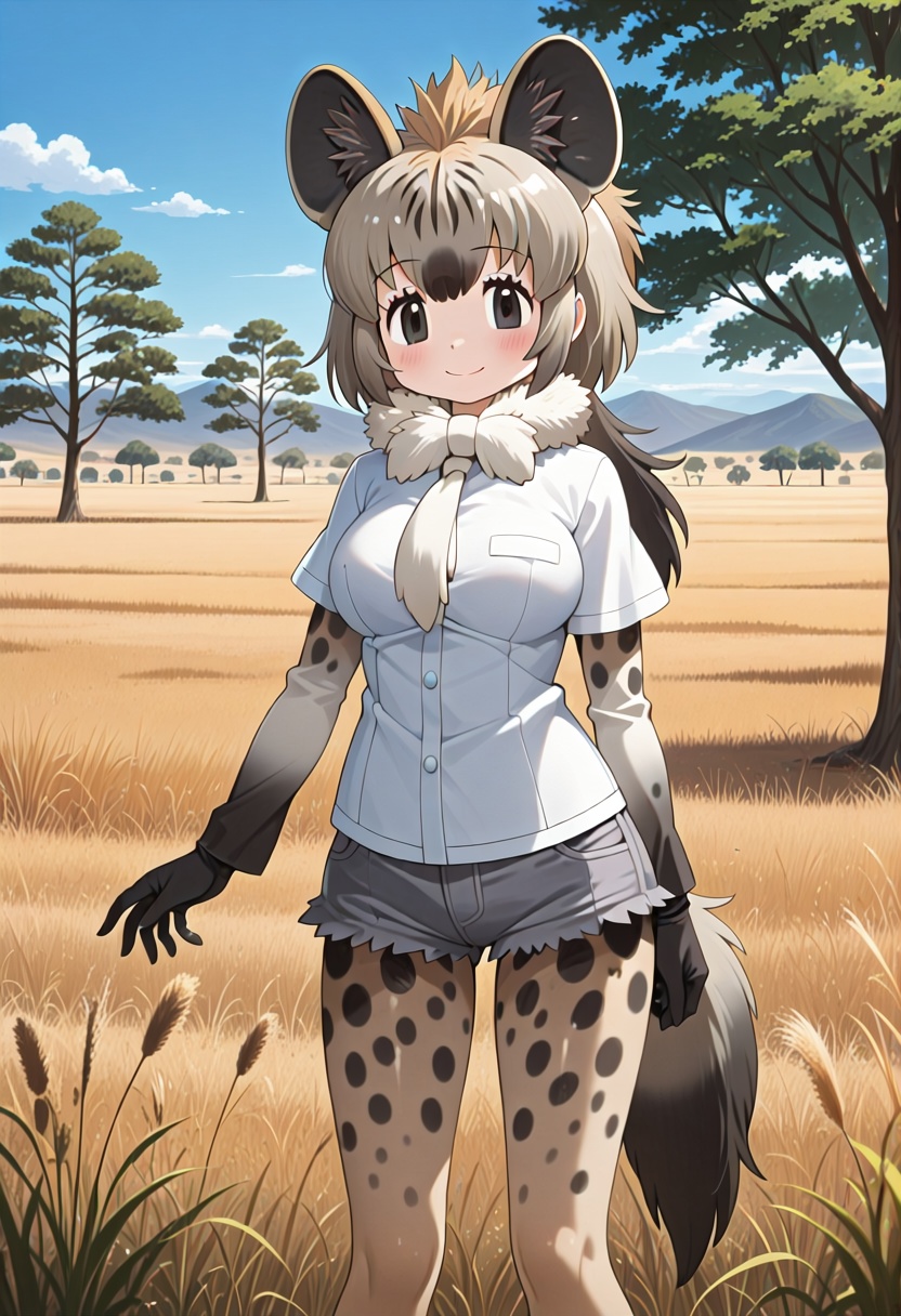 anime screenshot,  kemono friends,  outdoors on Tensor.Art
