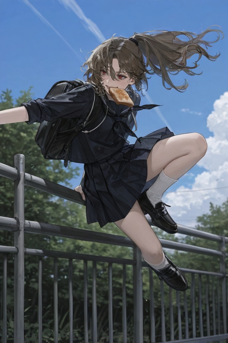 lazypos,  1girl,  long hair on Tensor.Art