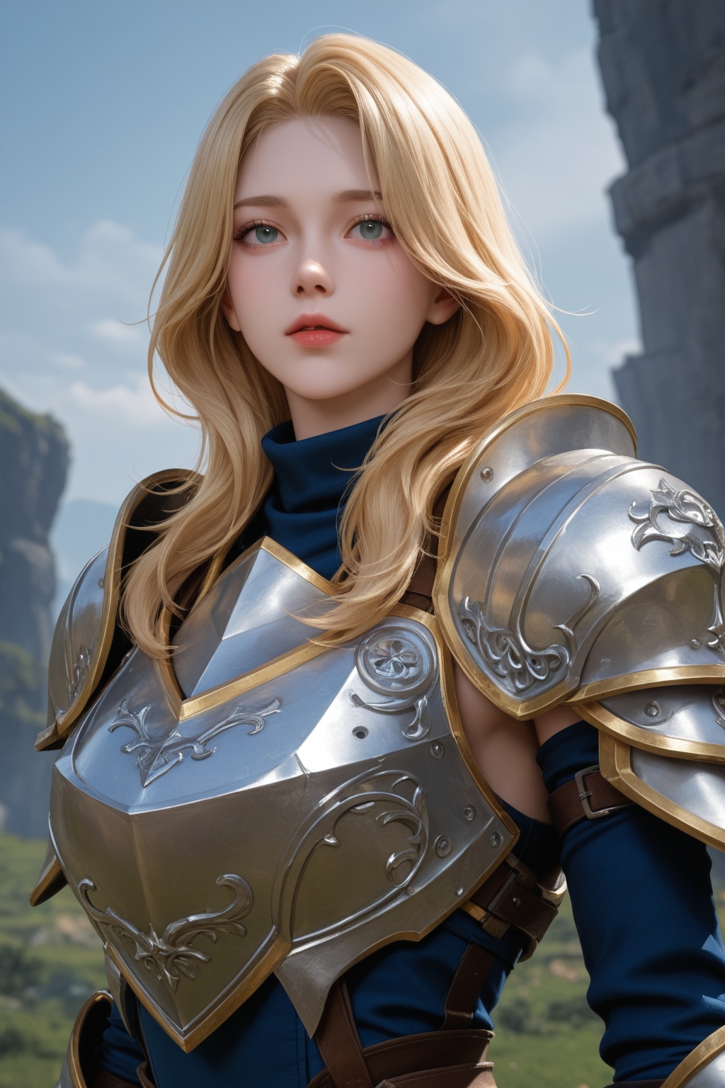 1girl,  xialuote,  armor on Tensor.Art