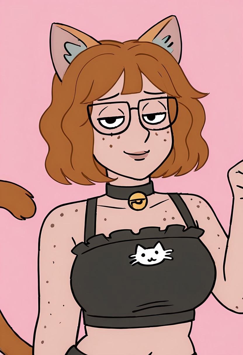 danamomwbb,  short hair,  brown hair on Tensor.Art