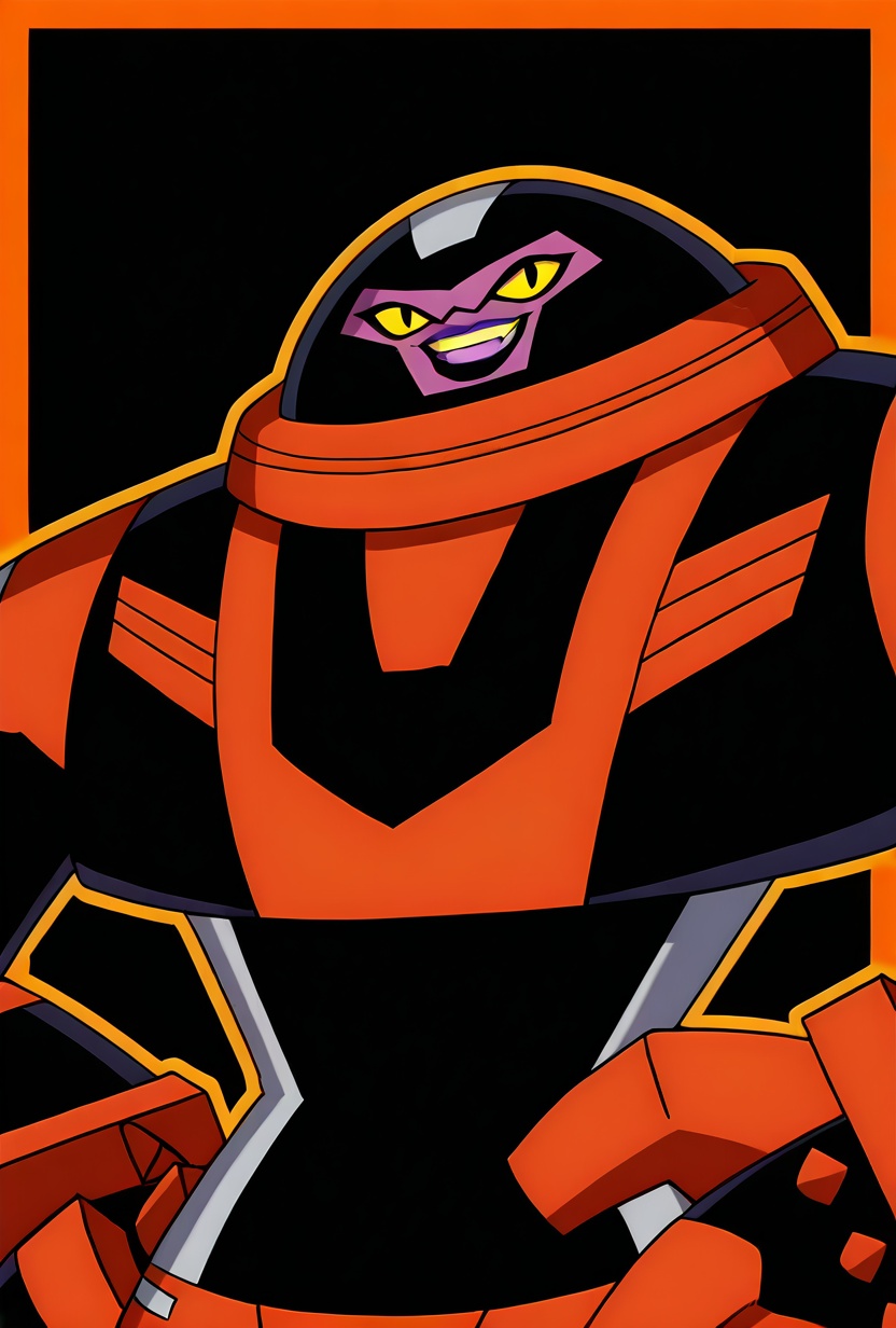 bright colors,  Orange borders,  Orange outline on Tensor.Art