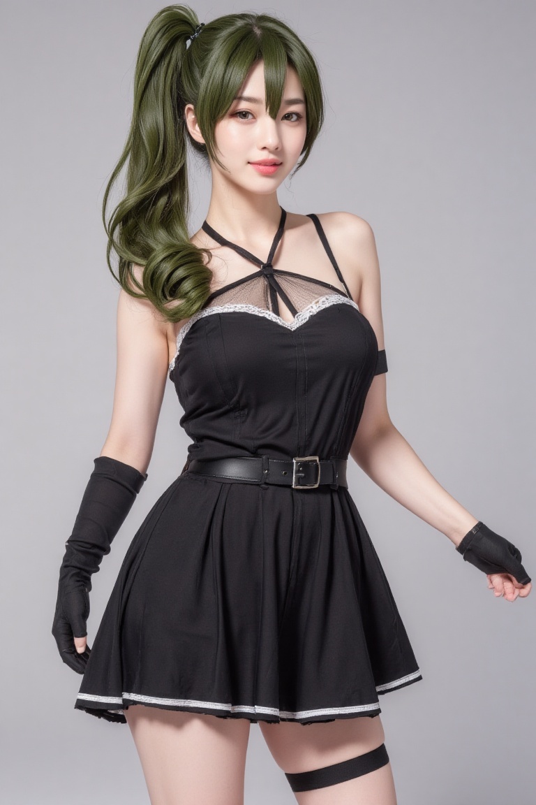 ubel,  side ponytail,  thigh strap on Tensor.Art