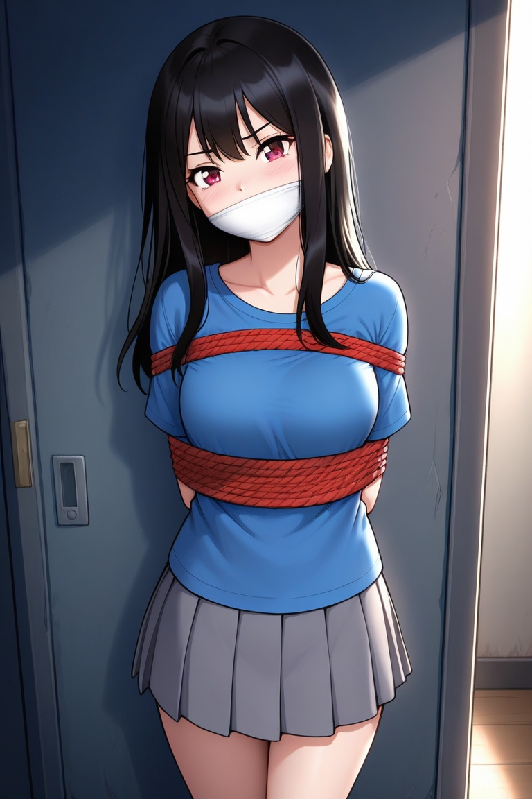 1girl,  solo,  bondage on Tensor.Art