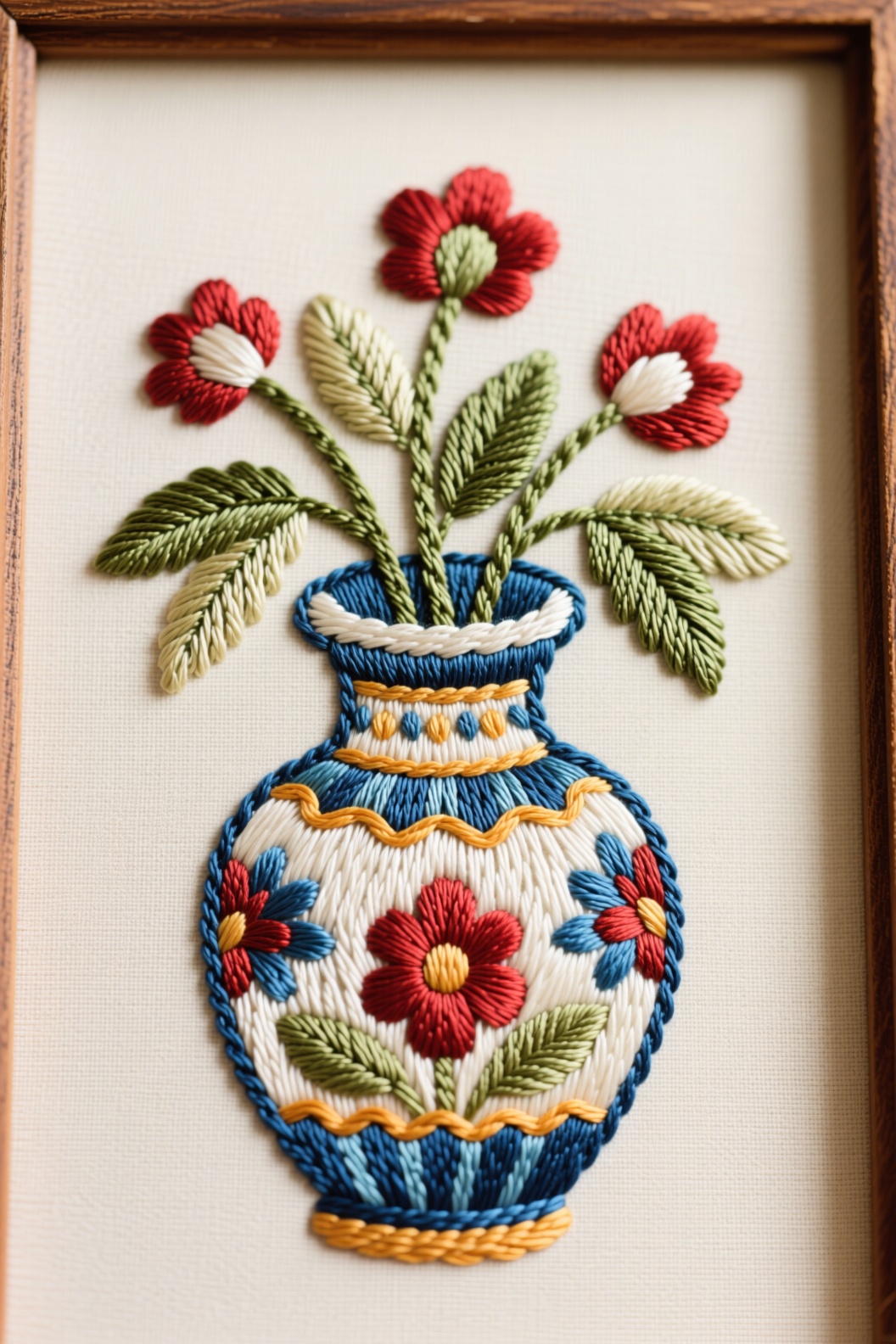 embroidery,  1vase on Tensor.Art