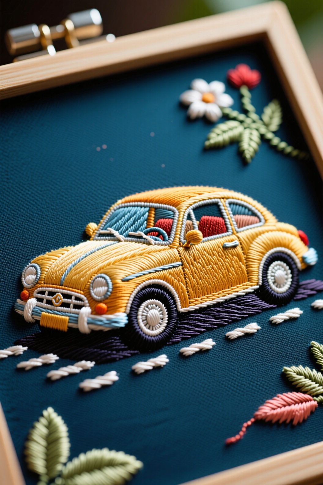 embroidery,  1car on Tensor.Art