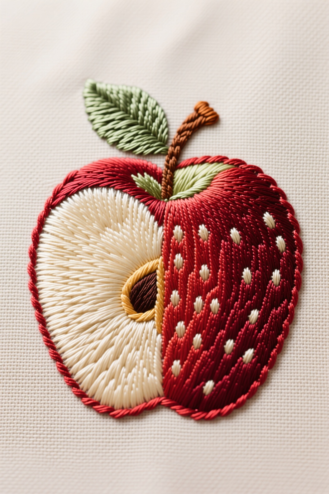 embroidery,  1apple on Tensor.Art