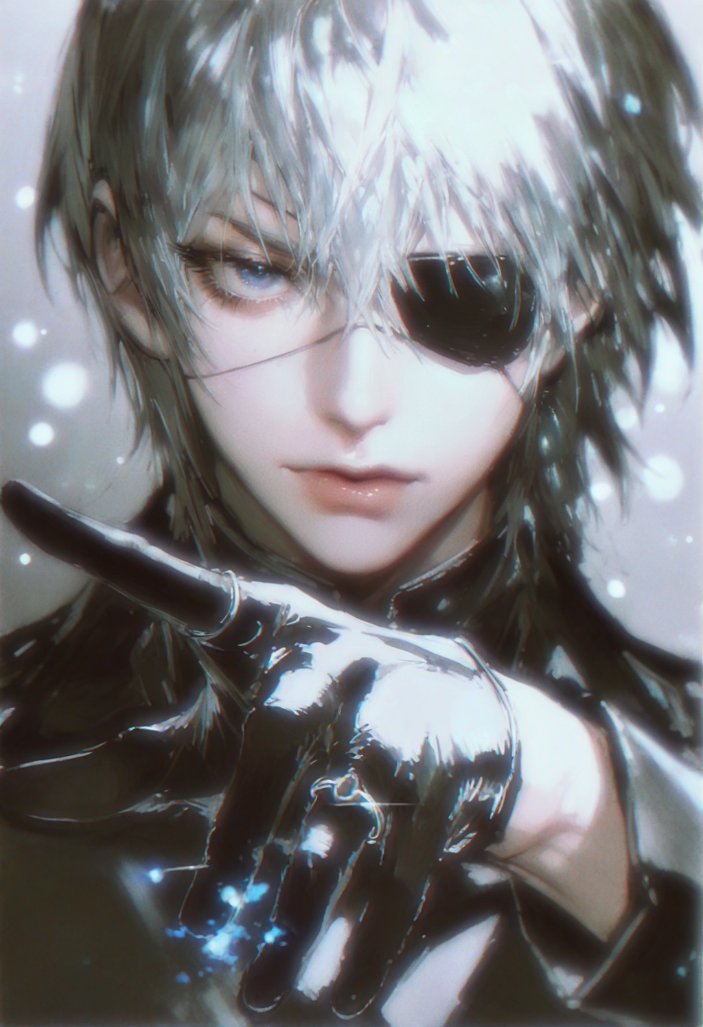 solo,  looking at viewer,  short hair on Tensor.Art