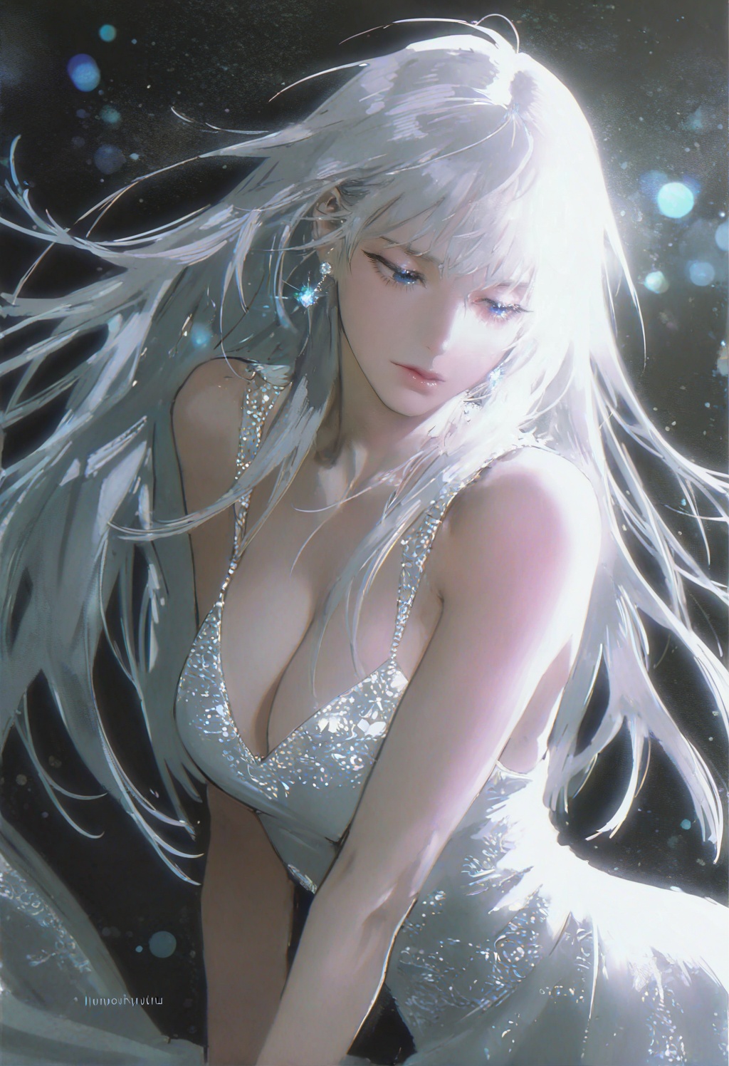 1girl,  solo,  long hair on Tensor.Art