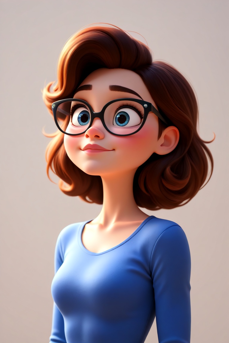 pixar. female,  upper body on Tensor.Art