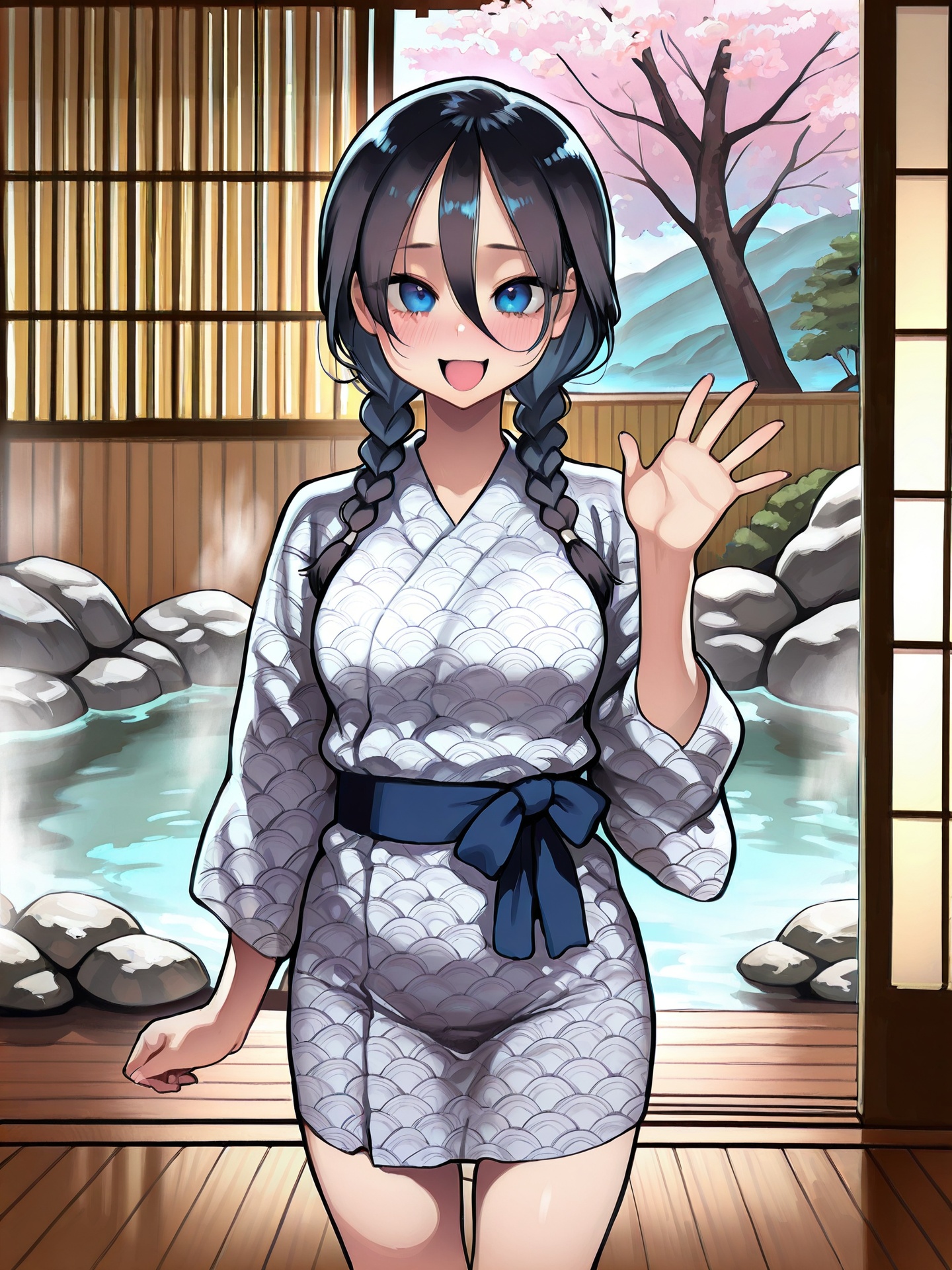 meme50style,  manga,  blue eyes on Tensor.Art