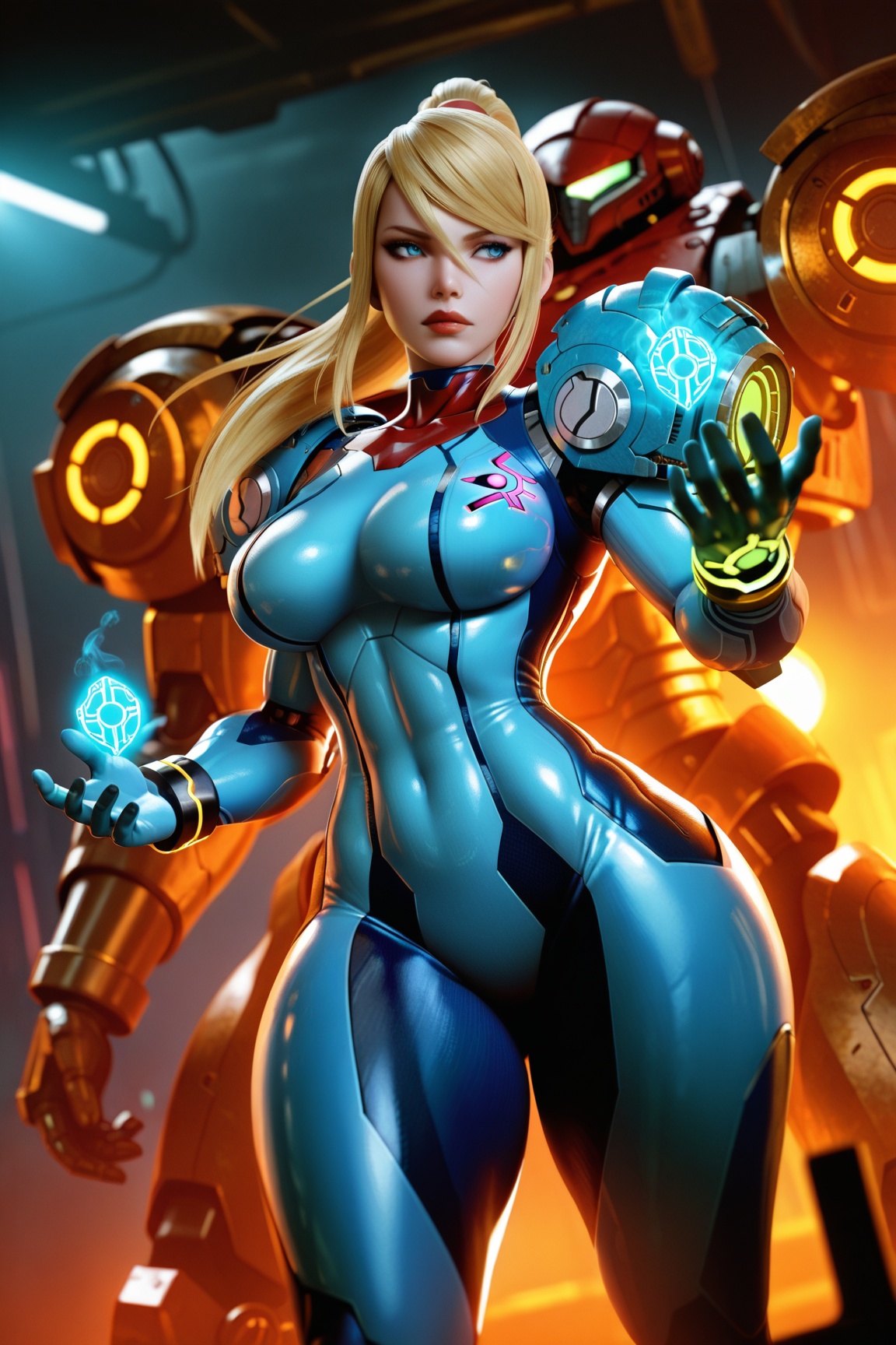 1girl,  solo,  android girl on Tensor.Art
