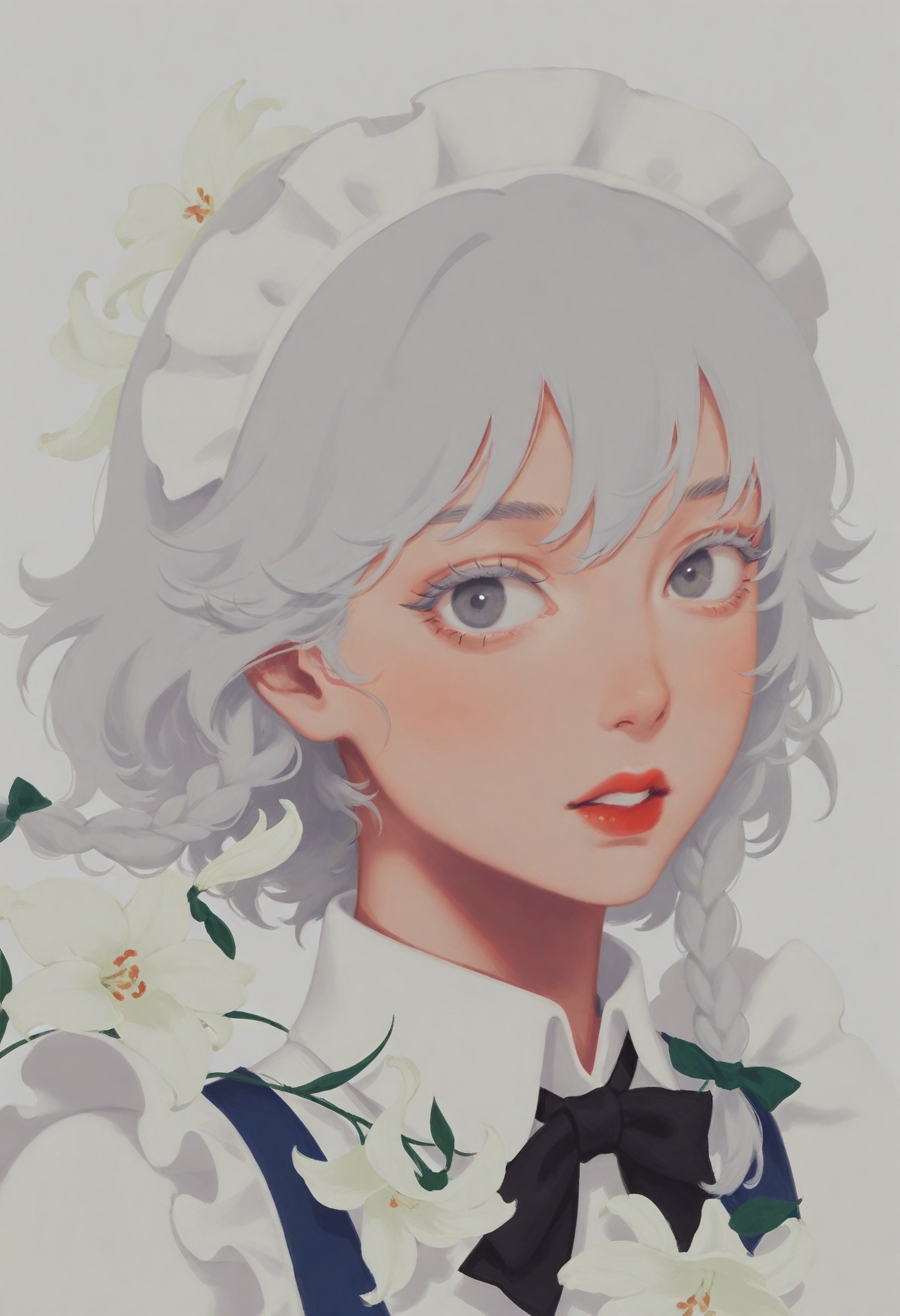 vinpaint-style,  1girl,  izayoi sakuya on Tensor.Art