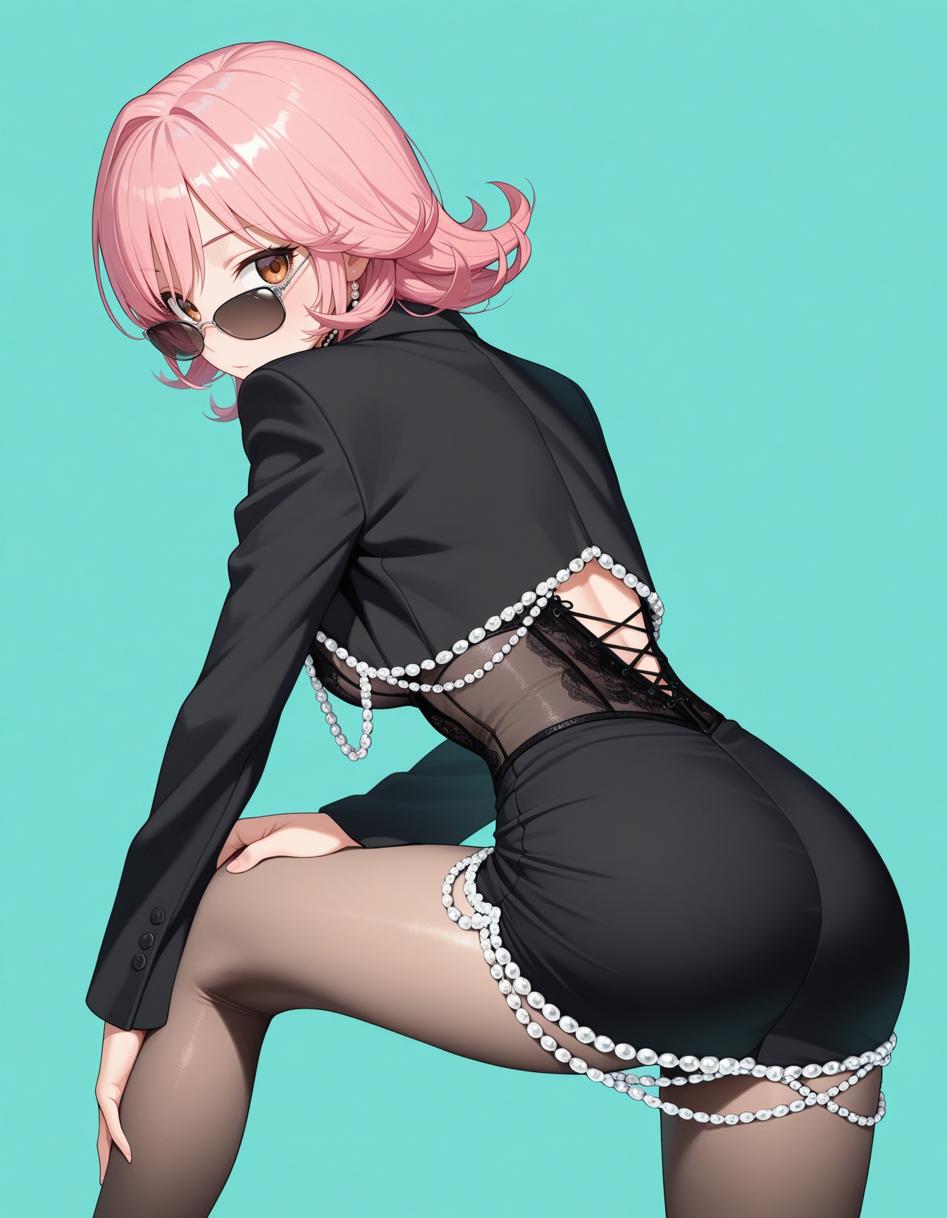 1girl,  looking back,  flipped hair on Tensor.Art