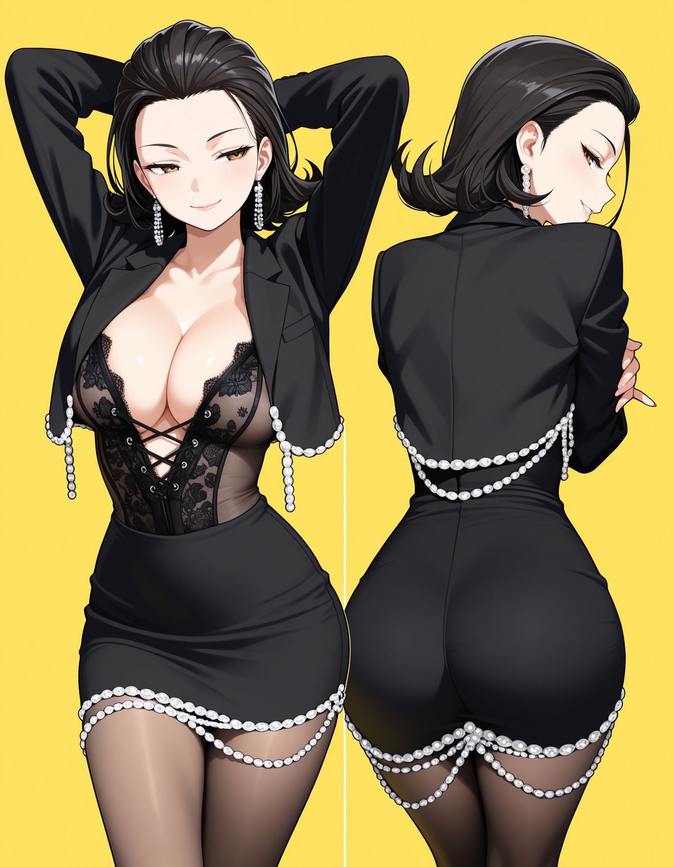 1girl,  looking back,  flipped hair on Tensor.Art