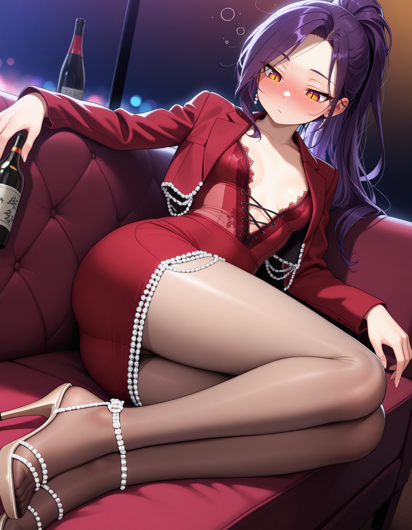 1girl,  slit pupils,  looking down on Tensor.Art