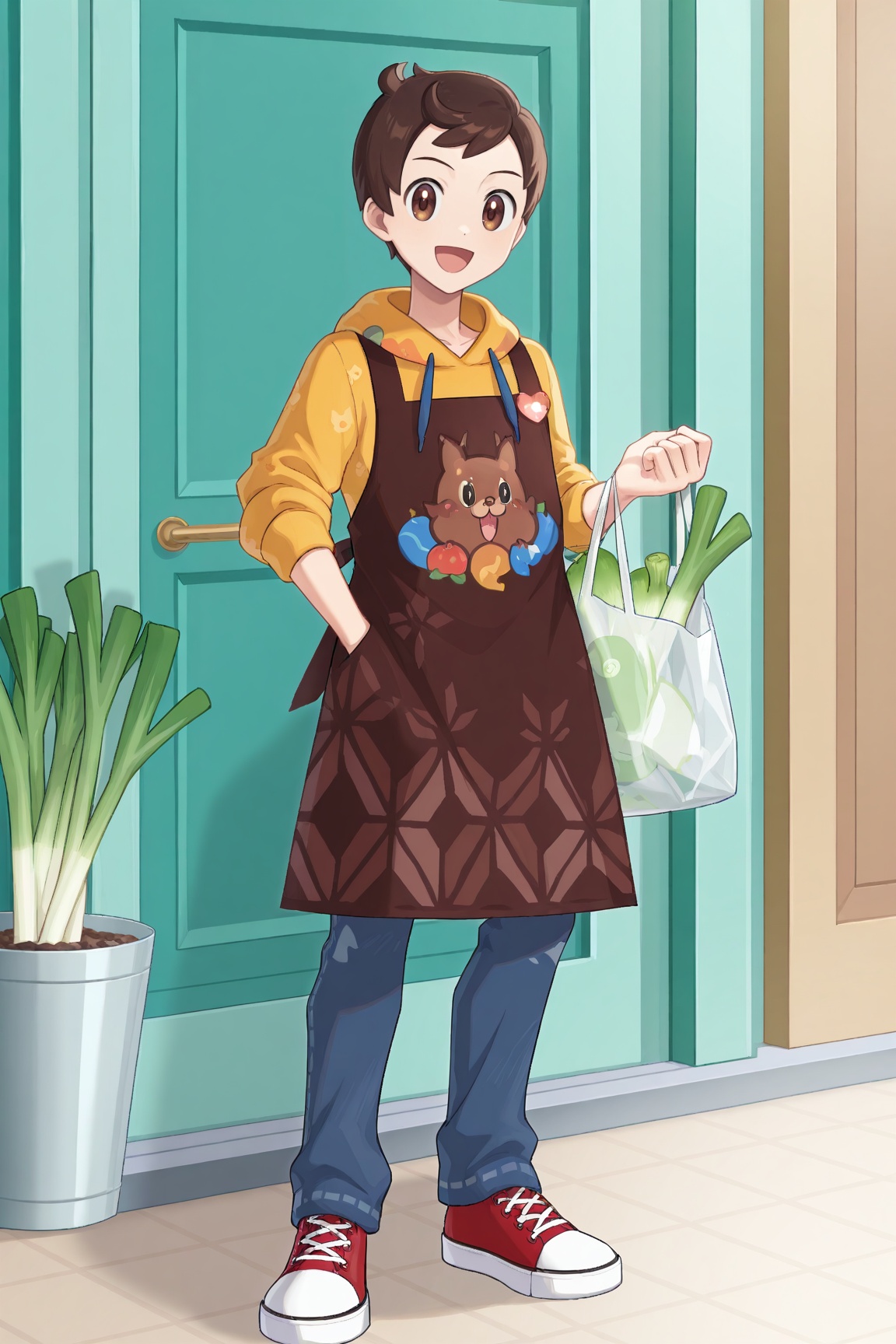 victor,  brown hair,  brown eyes on Tensor.Art