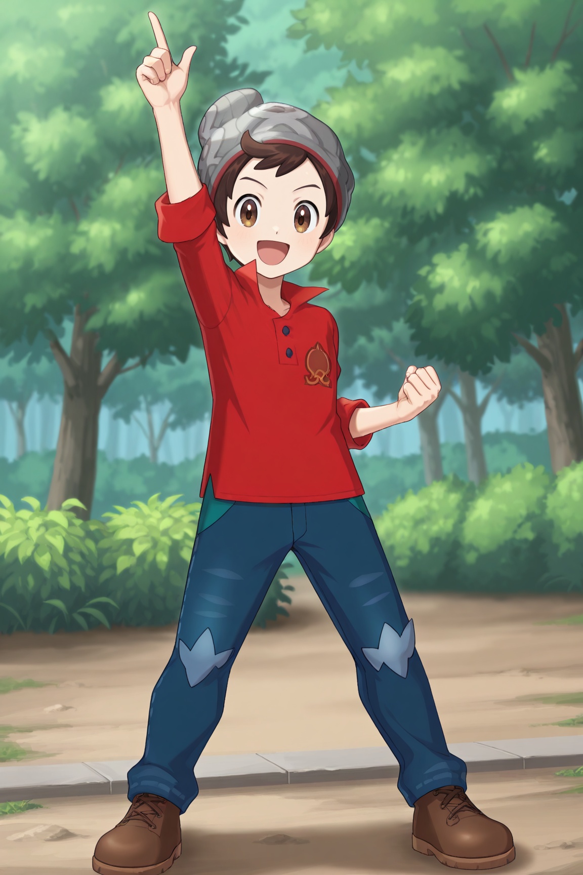 victor,  brown eyes,  brown hair on Tensor.Art