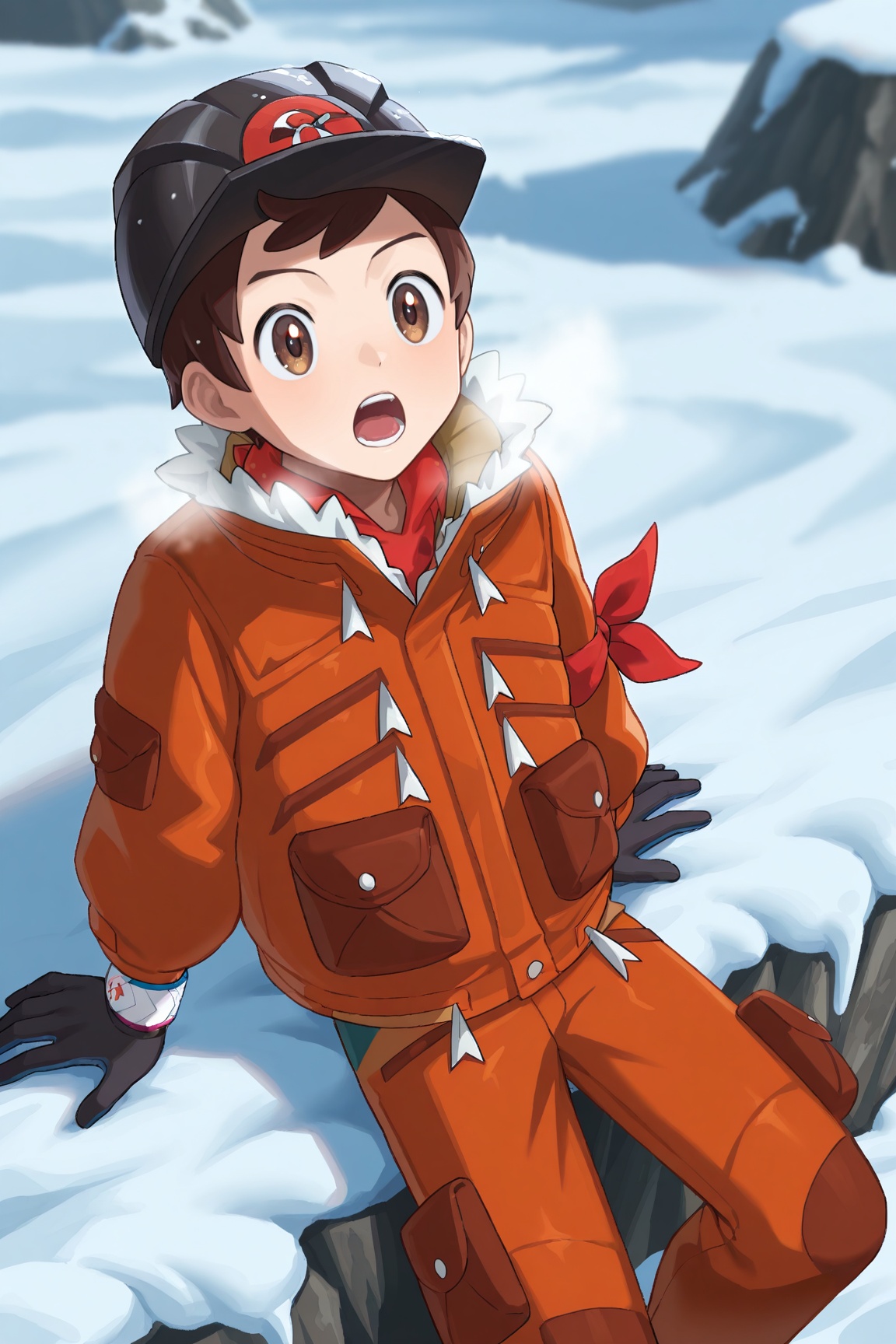 victor,  brown eyes,  brown hair on Tensor.Art