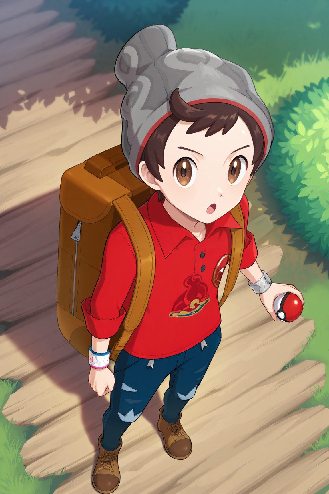 victor,  brown eyes,  brown hair on Tensor.Art