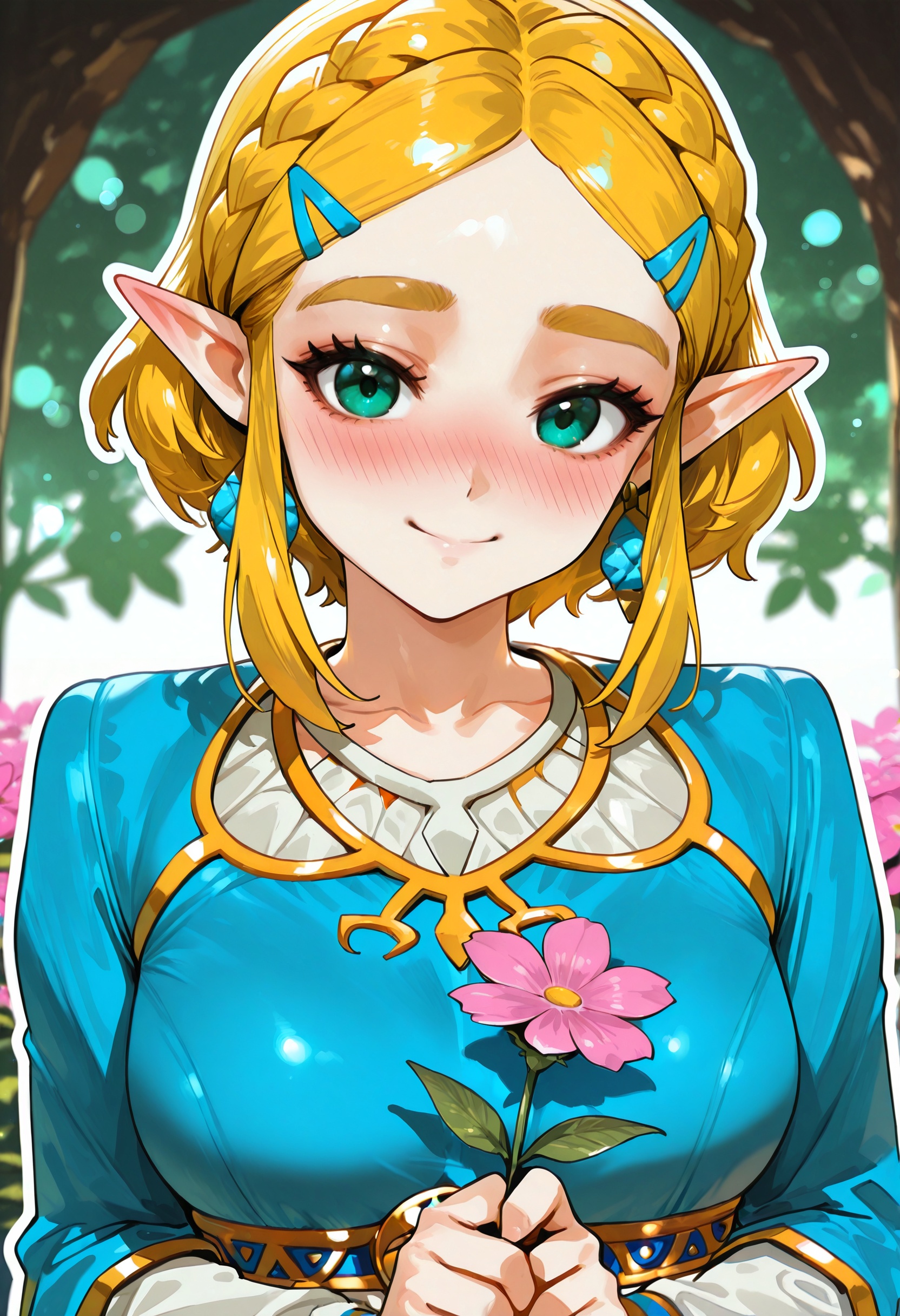 1girl,  princess zelda,  solo on Tensor.Art