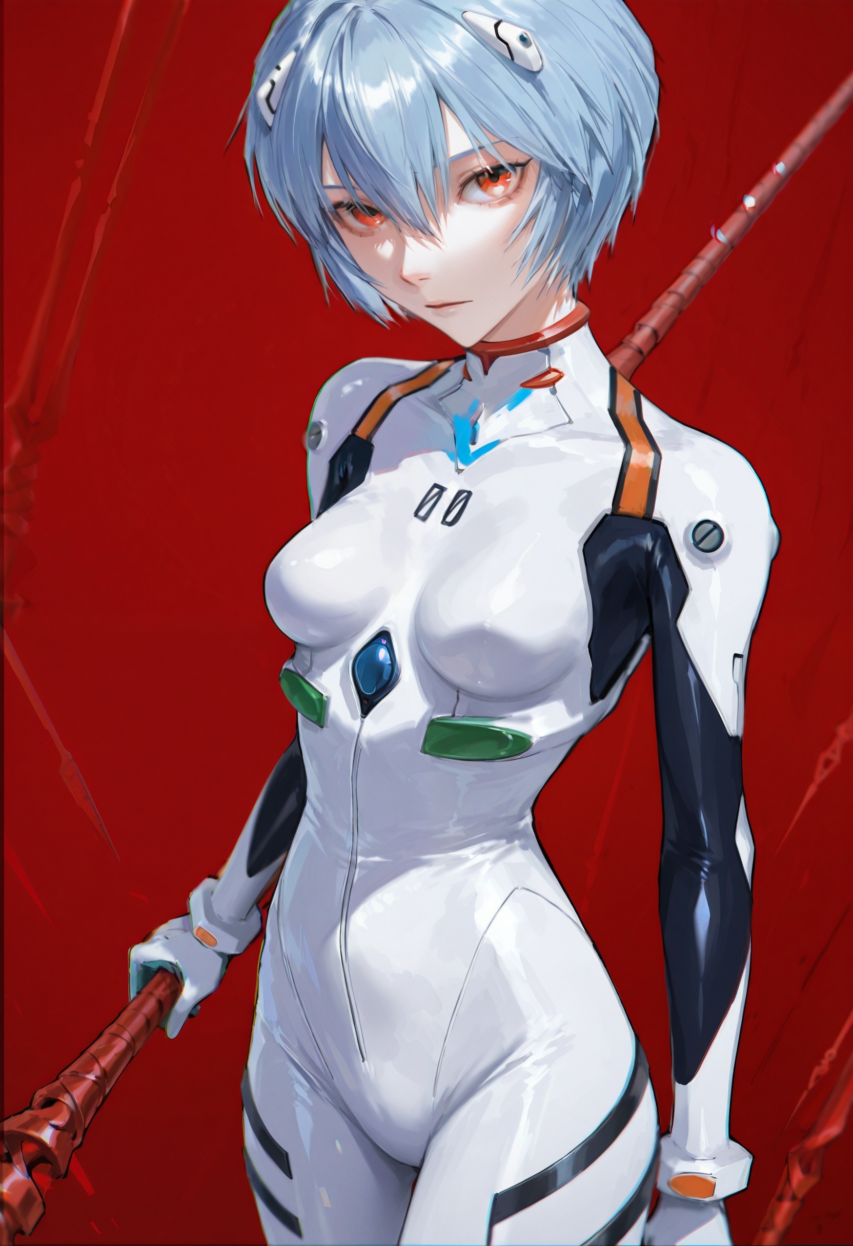 1girl,  solo,  plugsuit on Tensor.Art